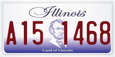 IL license plate A151468