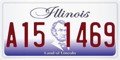 IL license plate A151469