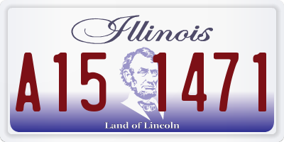 IL license plate A151471