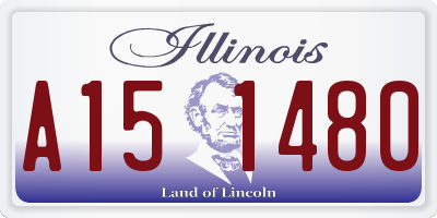 IL license plate A151480