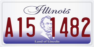 IL license plate A151482