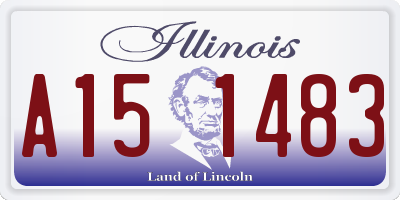 IL license plate A151483