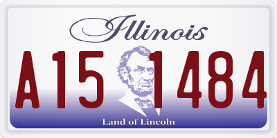 IL license plate A151484
