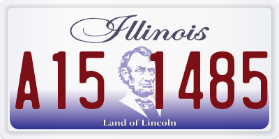 IL license plate A151485