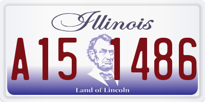 IL license plate A151486