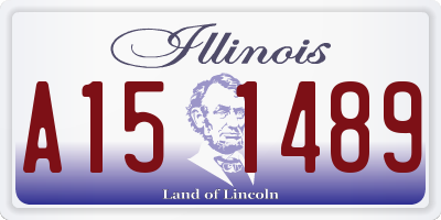 IL license plate A151489