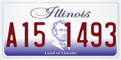 IL license plate A151493
