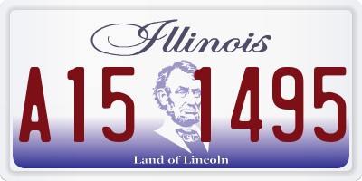 IL license plate A151495