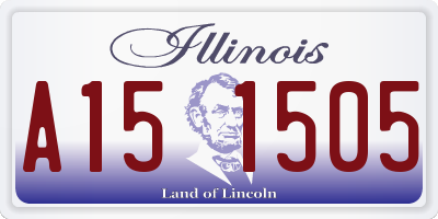 IL license plate A151505