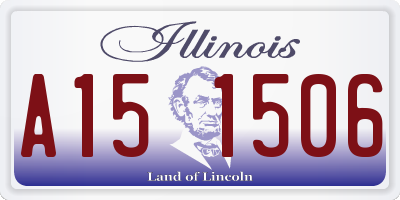 IL license plate A151506
