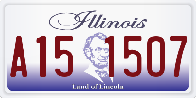 IL license plate A151507