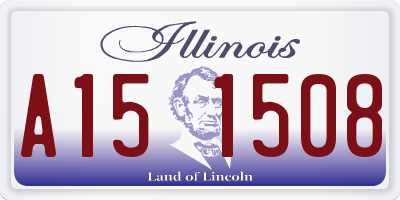IL license plate A151508