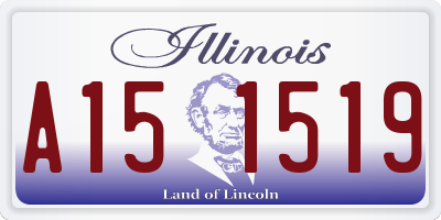 IL license plate A151519