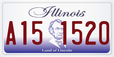 IL license plate A151520