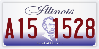 IL license plate A151528