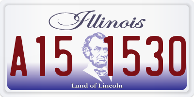 IL license plate A151530