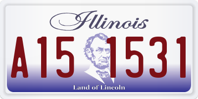 IL license plate A151531