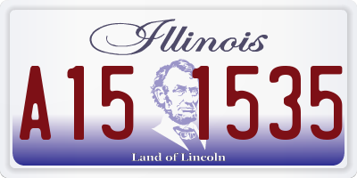 IL license plate A151535