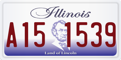 IL license plate A151539