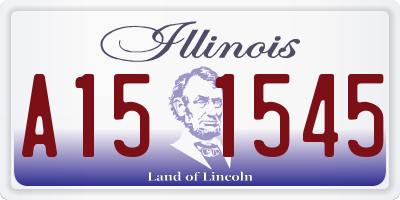 IL license plate A151545