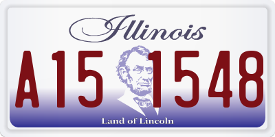IL license plate A151548