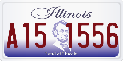 IL license plate A151556