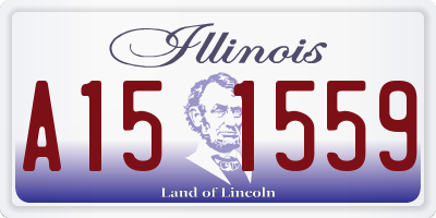 IL license plate A151559
