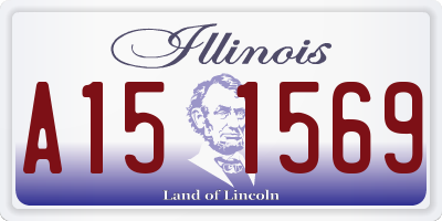 IL license plate A151569