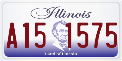IL license plate A151575