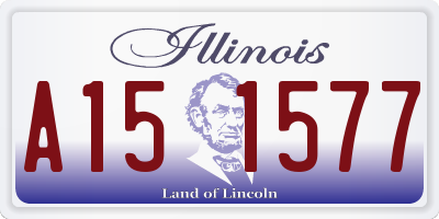 IL license plate A151577