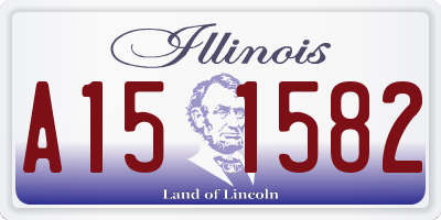 IL license plate A151582