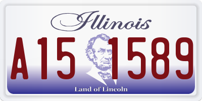 IL license plate A151589