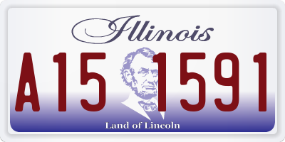 IL license plate A151591