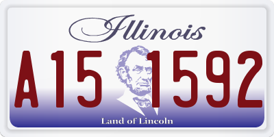 IL license plate A151592