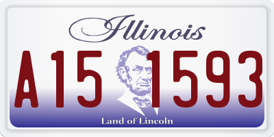 IL license plate A151593