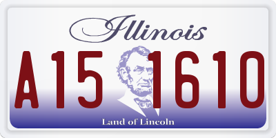 IL license plate A151610