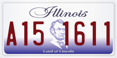 IL license plate A151611