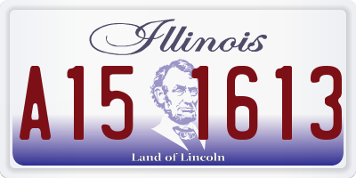 IL license plate A151613