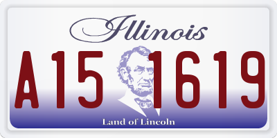 IL license plate A151619