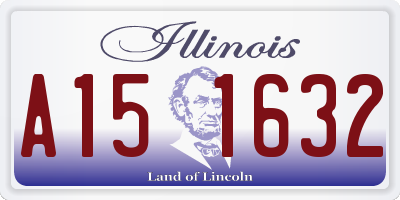 IL license plate A151632