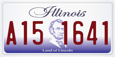 IL license plate A151641