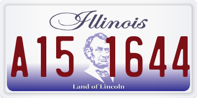 IL license plate A151644