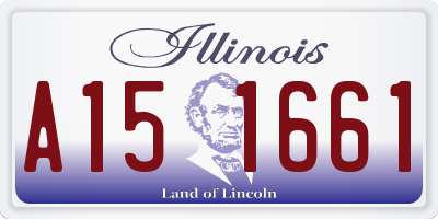 IL license plate A151661