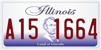 IL license plate A151664