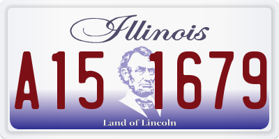 IL license plate A151679