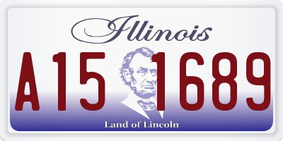 IL license plate A151689