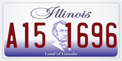IL license plate A151696