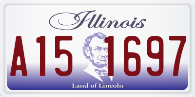 IL license plate A151697