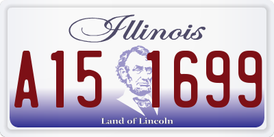 IL license plate A151699