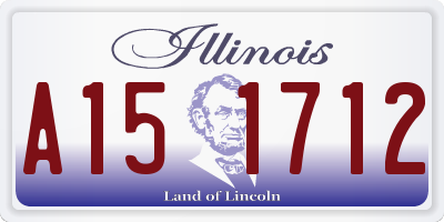 IL license plate A151712